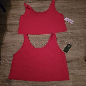 Wild Fable Ribbed Crop 2x